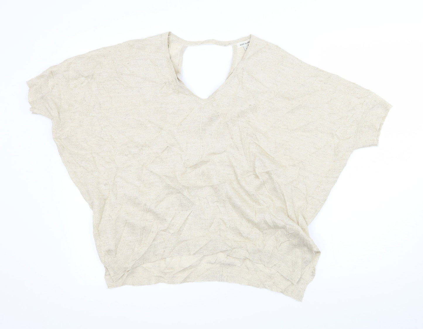 Womens UK Size 12 River Island Ivory Pullover Jumper