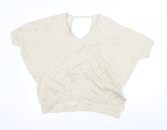 Womens UK Size 12 River Island Ivory Pullover Jumper