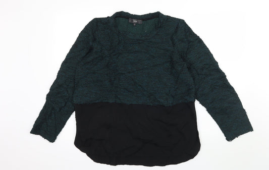 Womens UK Size 16 NEXT Green Pullover Jumper