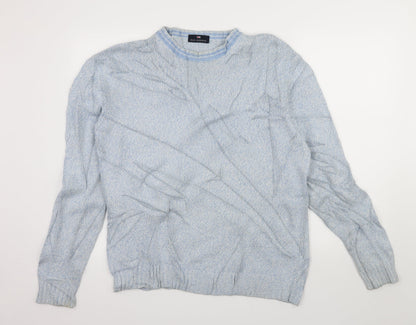 Womens UK Size M Marks and Spencer Blue Pullover Jumper