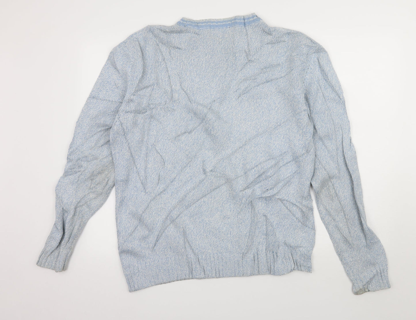 Womens UK Size M Marks and Spencer Blue Pullover Jumper