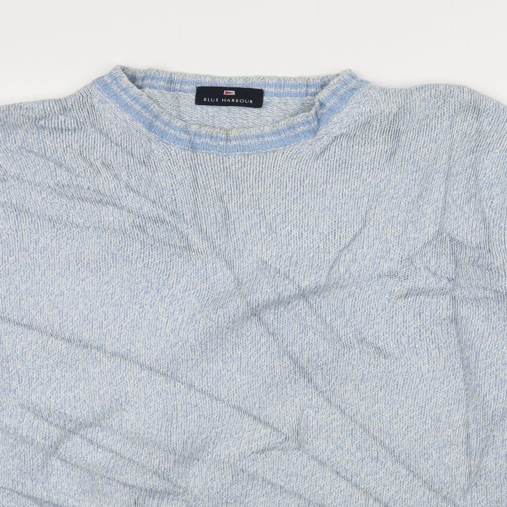 Womens UK Size M Marks and Spencer Blue Pullover Jumper
