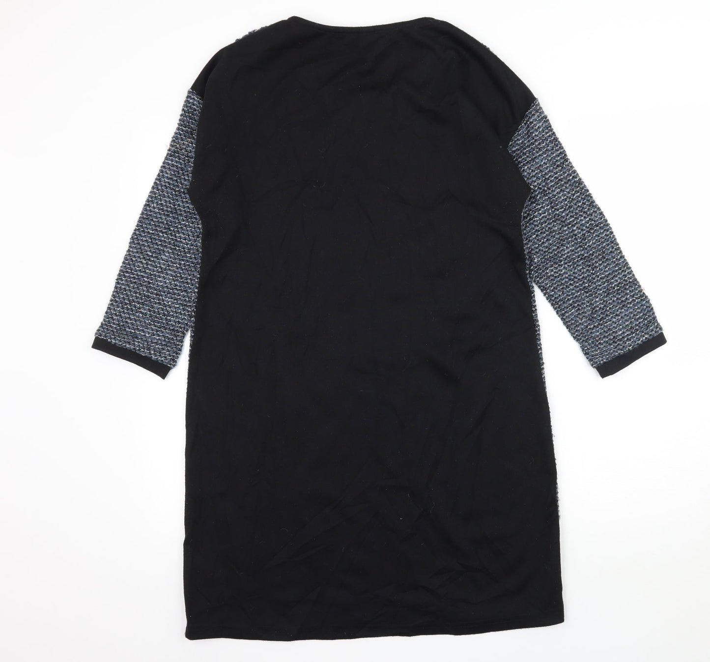 Ada Gatti Womens Blue  Knit Jumper Dress  Size L