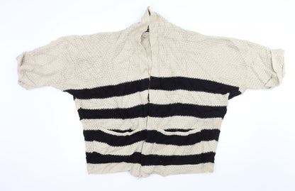 Womens UK Size 12 Atmosphere Beige Cardigan Jumper