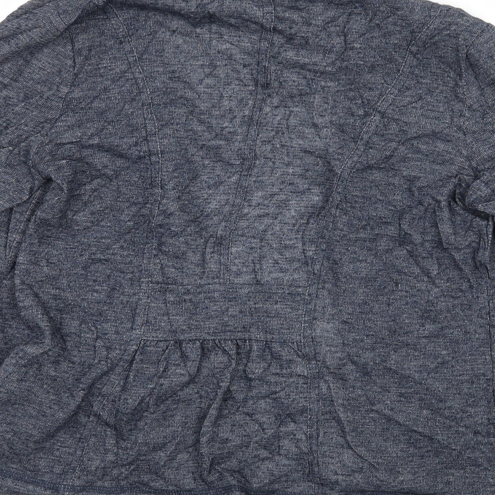 Womens UK Size 10 Marks and Spencer Blue Cardigan Jumper