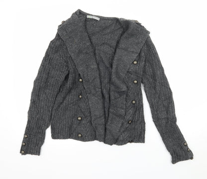 Womens UK Size 8 Marks and Spencer Grey Cardigan Jumper