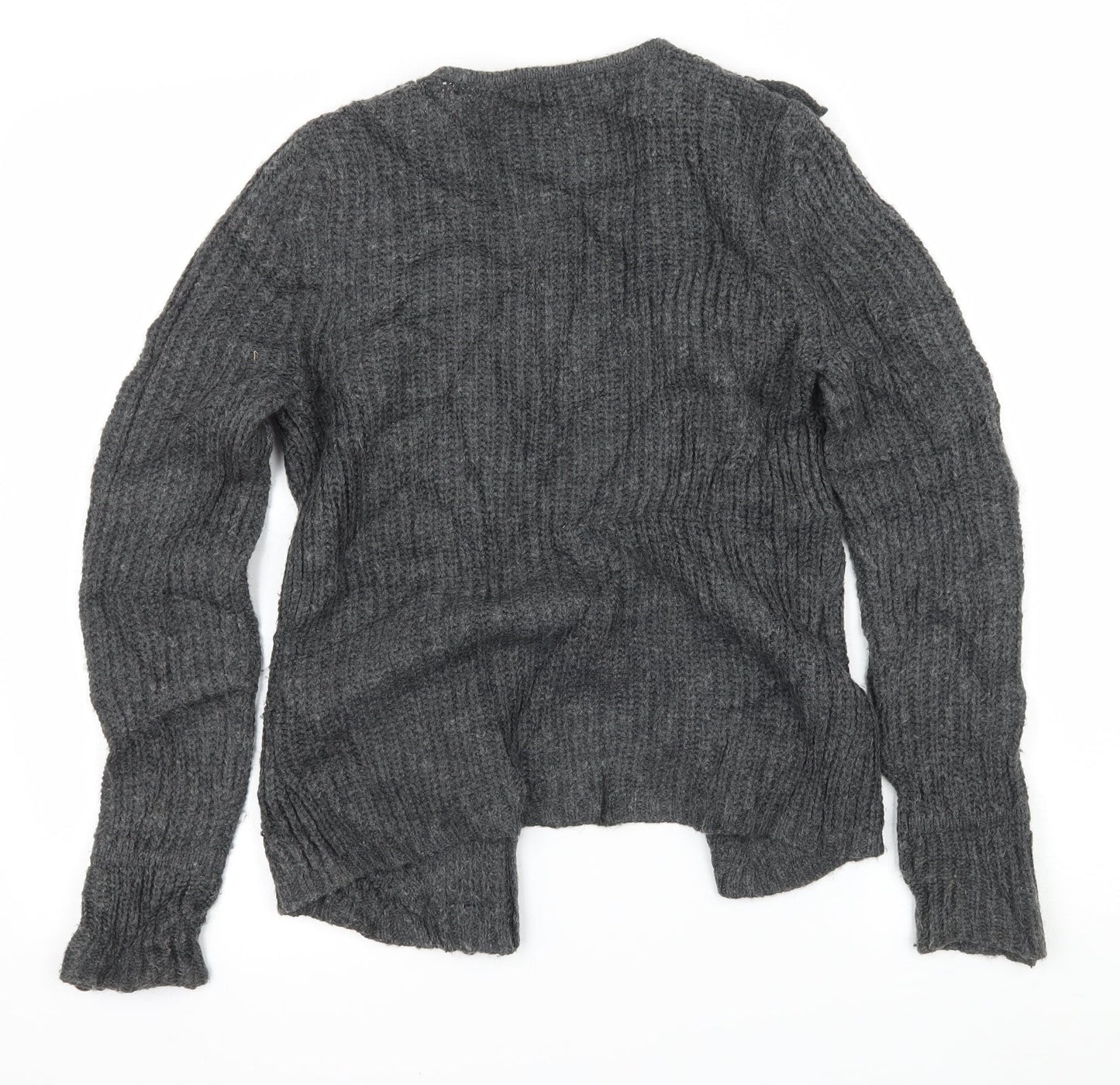 Womens UK Size 8 Marks and Spencer Grey Cardigan Jumper
