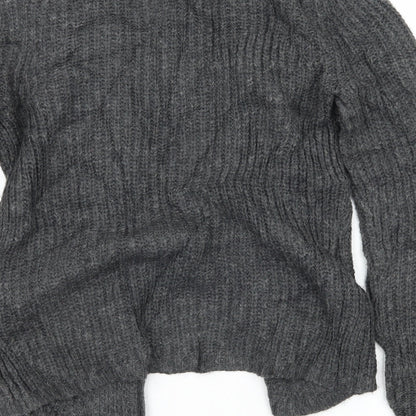 Womens UK Size 8 Marks and Spencer Grey Cardigan Jumper
