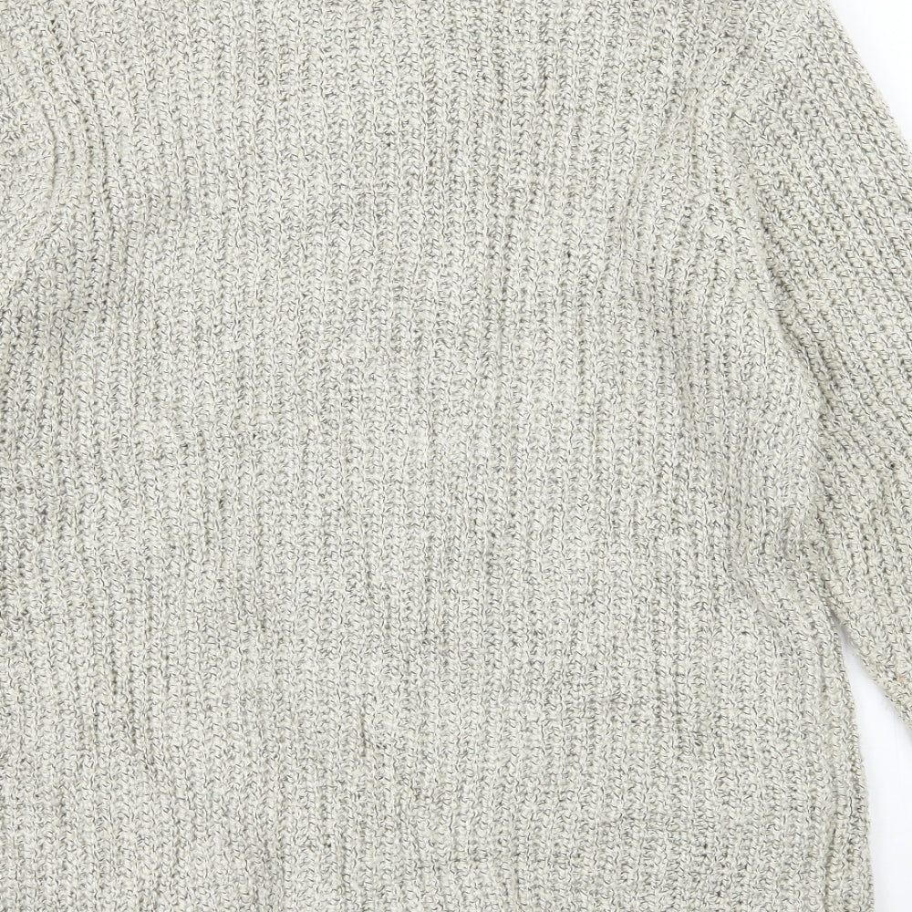 Womens UK Size S HONEY Ivory Cardigan Jumper