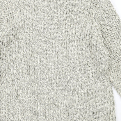 Womens UK Size S HONEY Ivory Cardigan Jumper