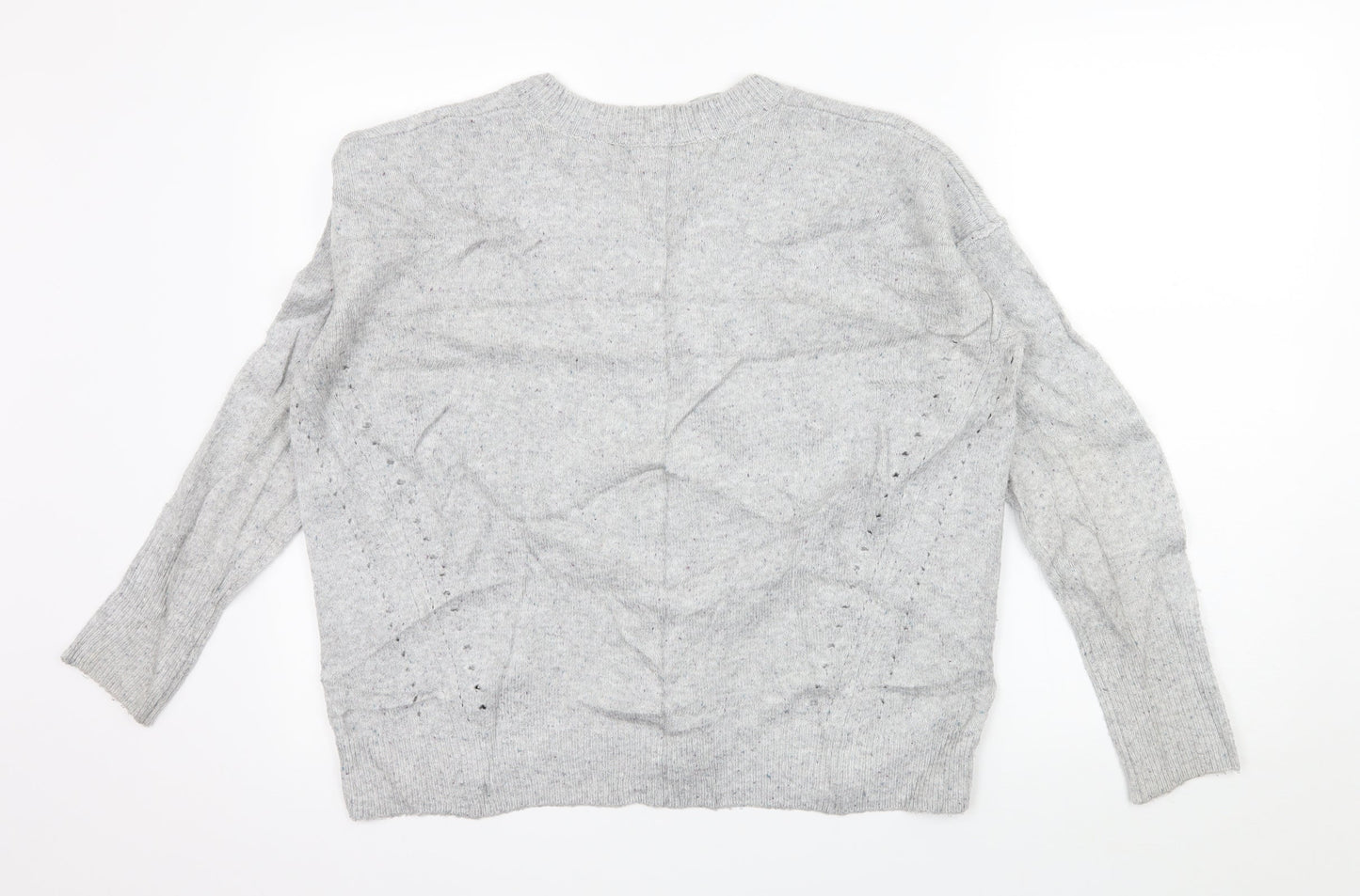 Womens UK Size 6 Topshop Grey Pullover Jumper