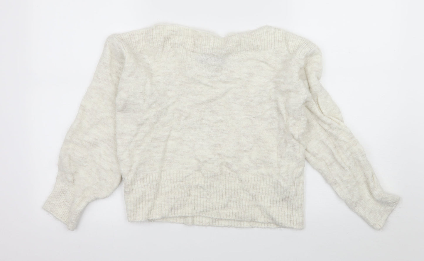 Womens UK Size S Marks and Spencer Ivory Pullover Jumper