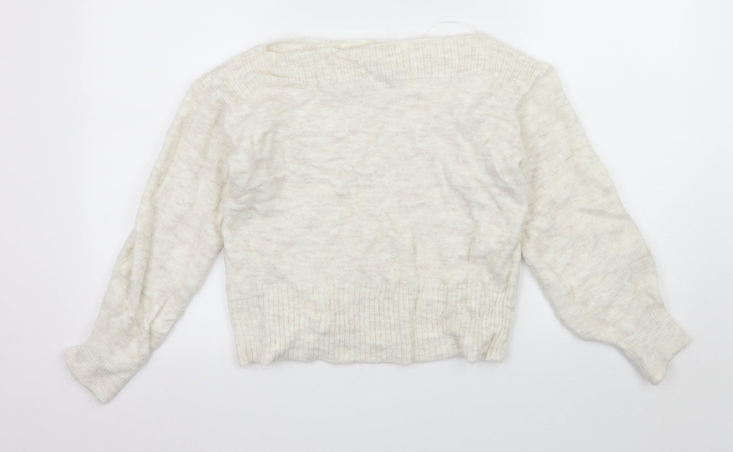 Womens UK Size S Marks and Spencer Ivory Pullover Jumper