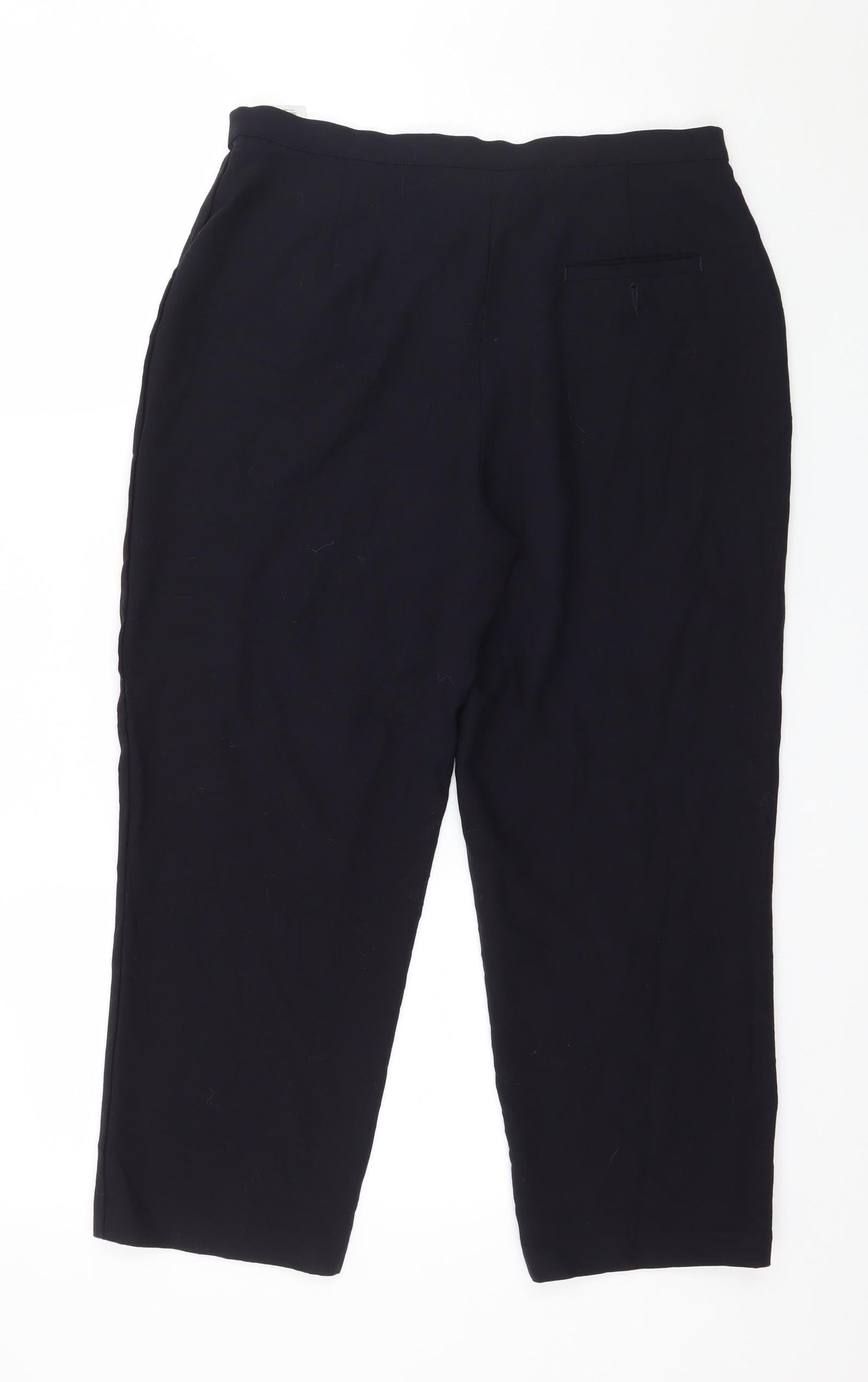Womens UK Size 10 Marks and Spencer Regular Fit  Blue Trousers