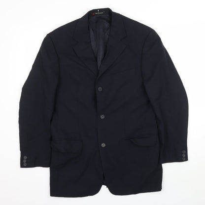 Mens UK Size M Ciro Citterio Regular Blue Suit Jacket