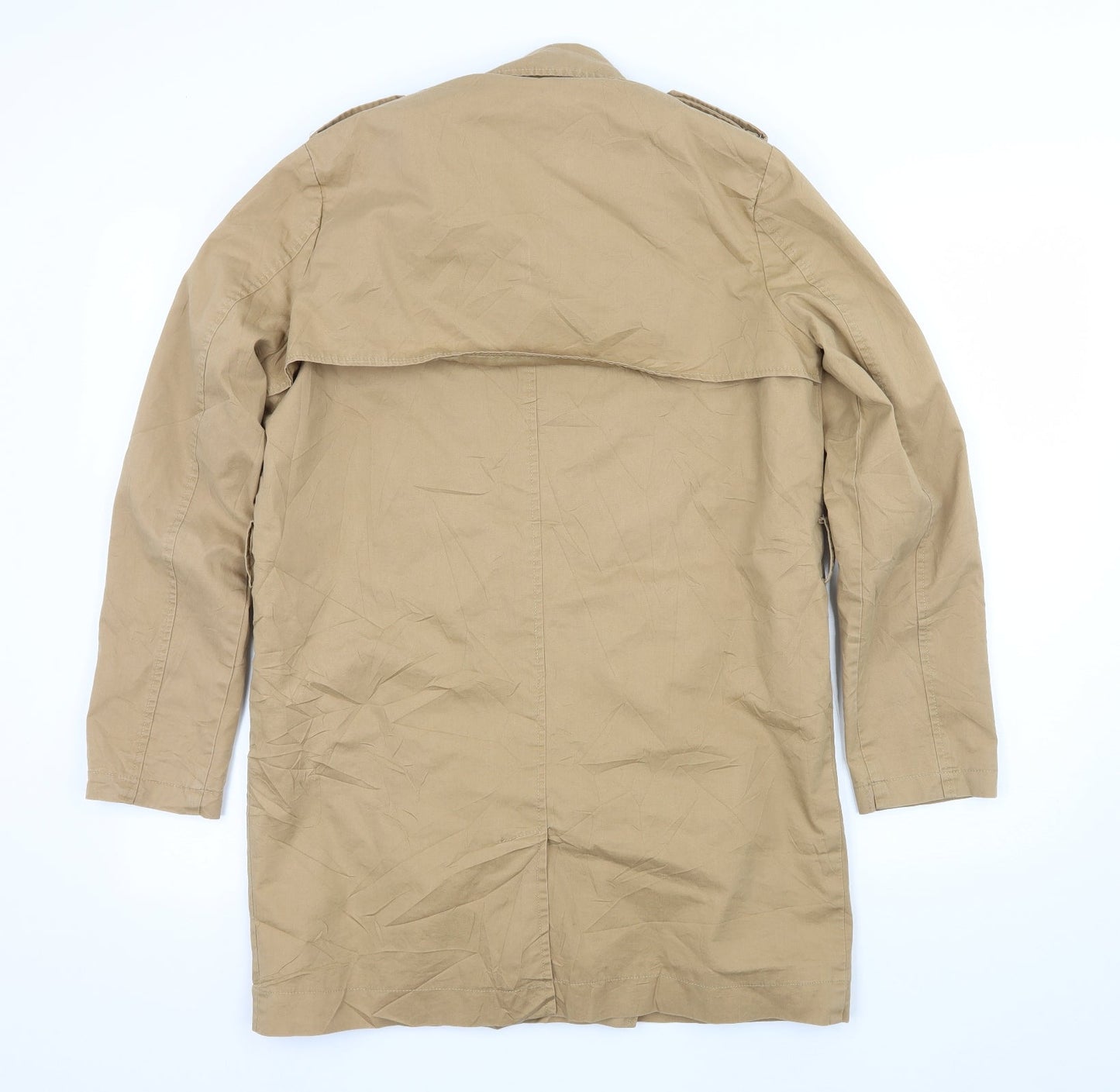 FOREVER 21 Womens Brown   Overcoat Coat Size S