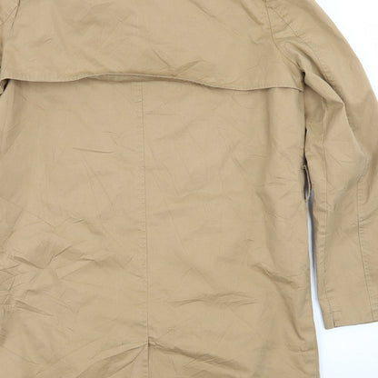 FOREVER 21 Womens Brown   Overcoat Coat Size S