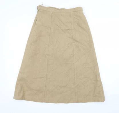 Dereta Womens Beige   Straight & Pencil Skirt Size 12