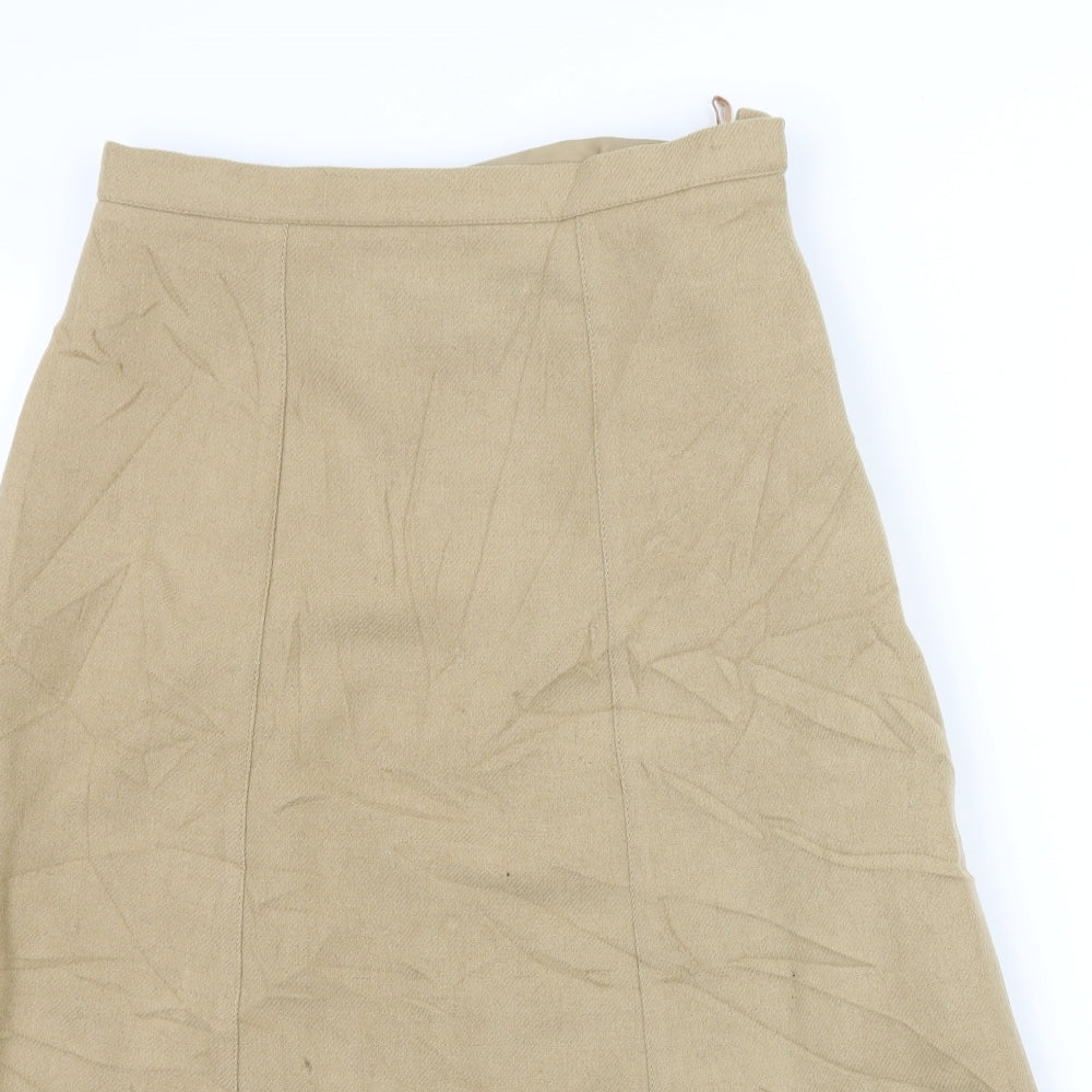 Dereta Womens Beige   Straight & Pencil Skirt Size 12