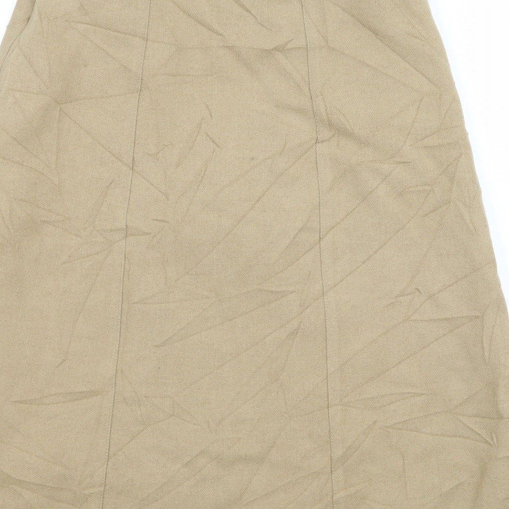 Dereta Womens Beige   Straight & Pencil Skirt Size 12