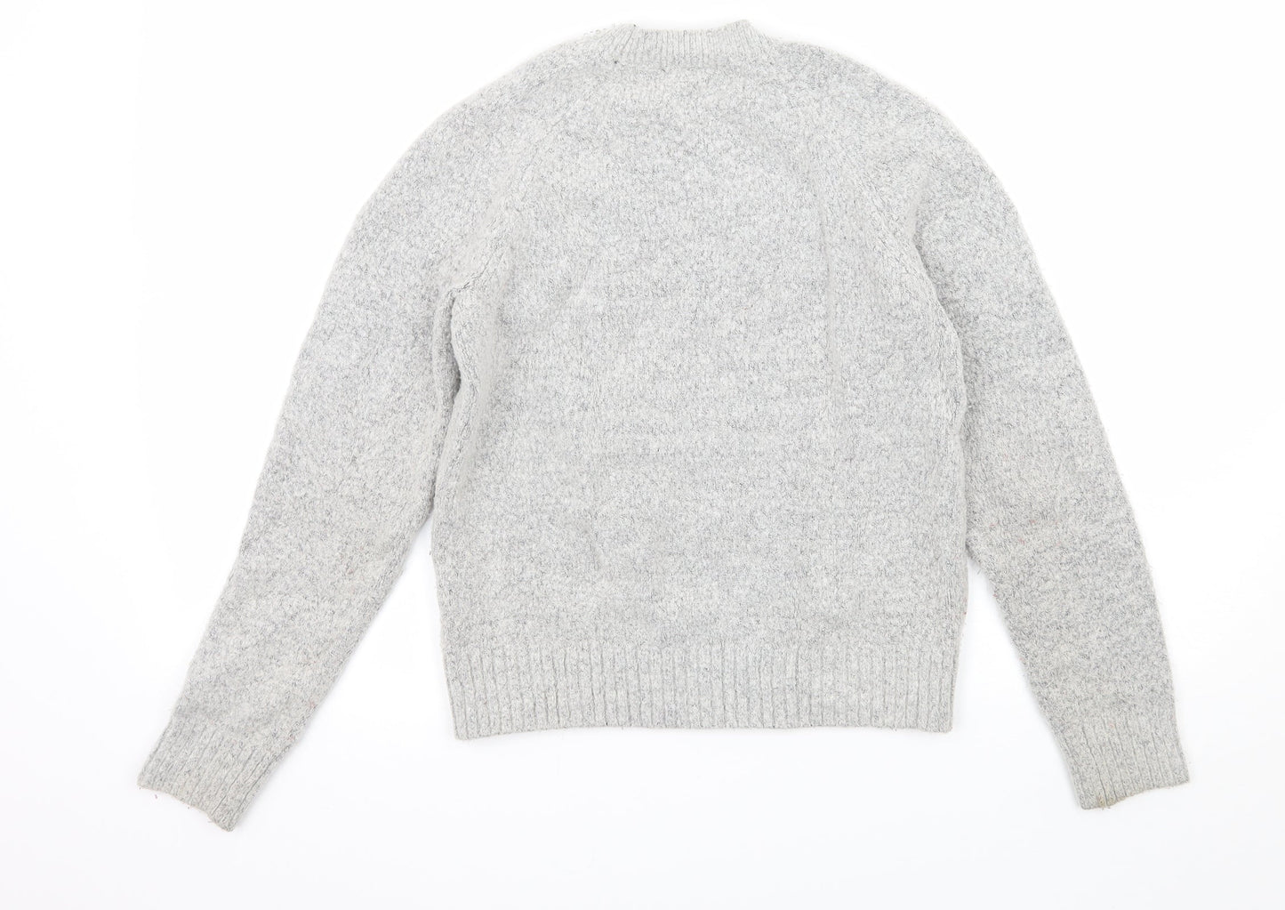 Kiabi Womens Grey  Knit Pullover Jumper Size 10