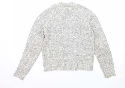 Kiabi Womens Grey  Knit Pullover Jumper Size 10