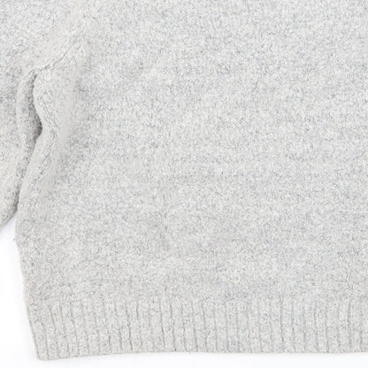 Kiabi Womens Grey  Knit Pullover Jumper Size 10