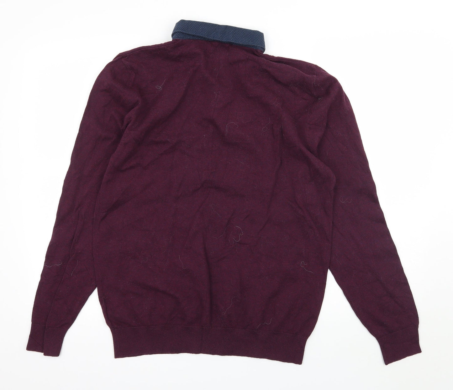 Womens UK Size L NEXT Purple Pullover Jumper