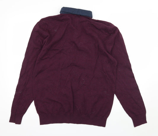 Womens UK Size L NEXT Purple Pullover Jumper