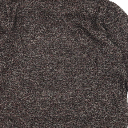 Topman Mens Brown  Knit Pullover Jumper Size S