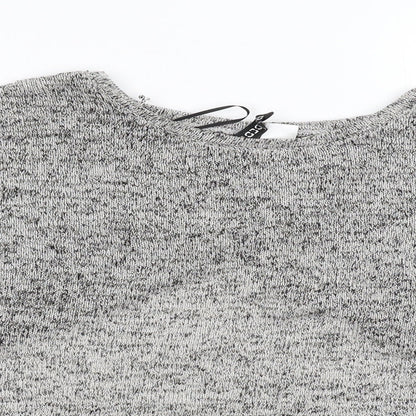 Divided by H&M Womens Grey   Pullover Jumper Size XS  - CROPPED