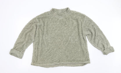 Womens UK Size 12 PRETTYLITTLETHING Green Pullover Jumper