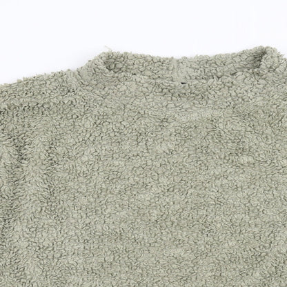 Womens UK Size 12 PRETTYLITTLETHING Green Pullover Jumper