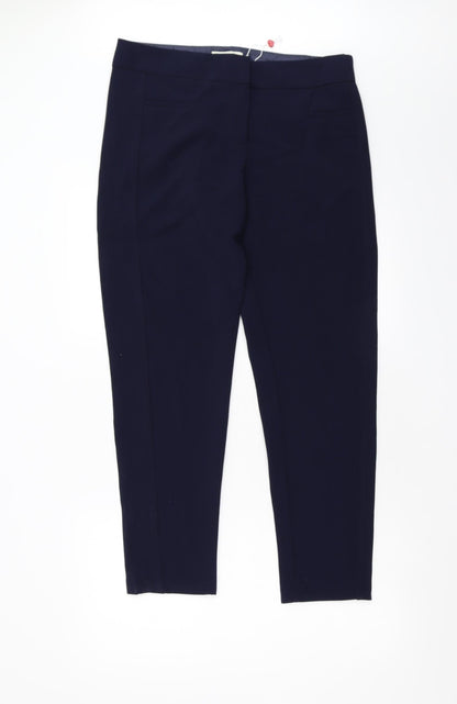 Womens UK Size 14 Louche Regular Fit  Blue Trousers