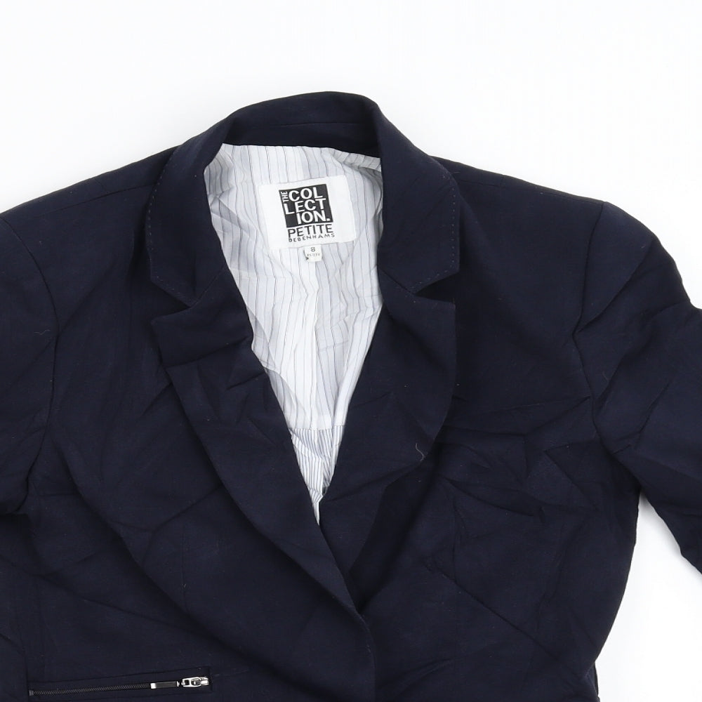 Debenhams Womens Blue   Jacket Suit Jacket Size 8