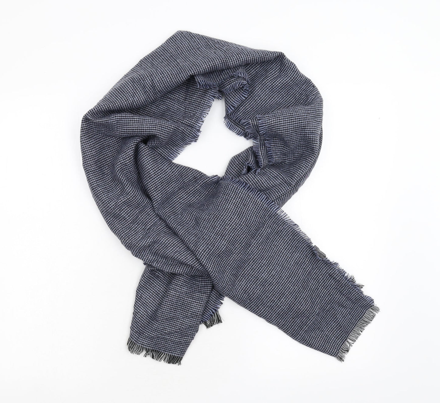 Preworn Unisex Blue Camouflage  Scarf  One Size