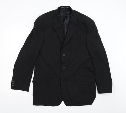 Mens UK Size 40 NEXT Regular Black Suit Jacket