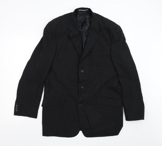 Mens UK Size 40 NEXT Regular Black Suit Jacket