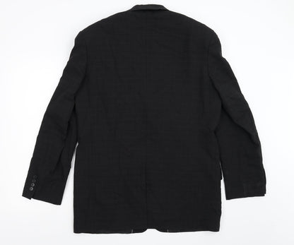 Mens UK Size 40 NEXT Regular Black Suit Jacket