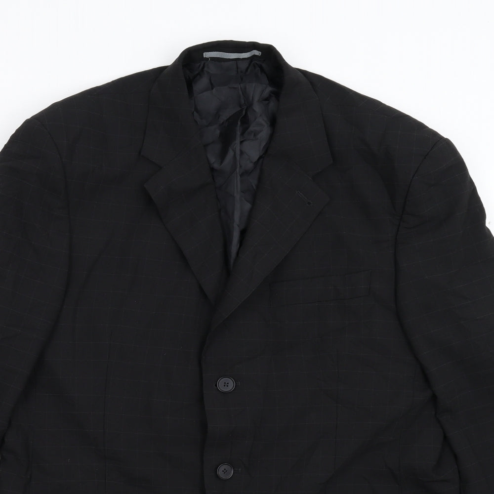 Mens UK Size 40 NEXT Regular Black Suit Jacket