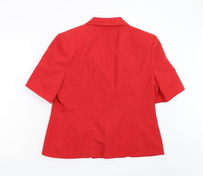 Isabelle Womens Red   Jacket  Size 16