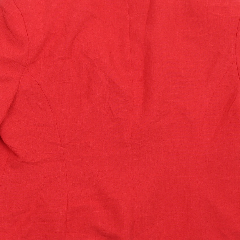 Isabelle Womens Red   Jacket  Size 16