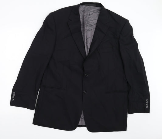 Marks and Spencer Womens Black   Jacket Suit Jacket Size 44