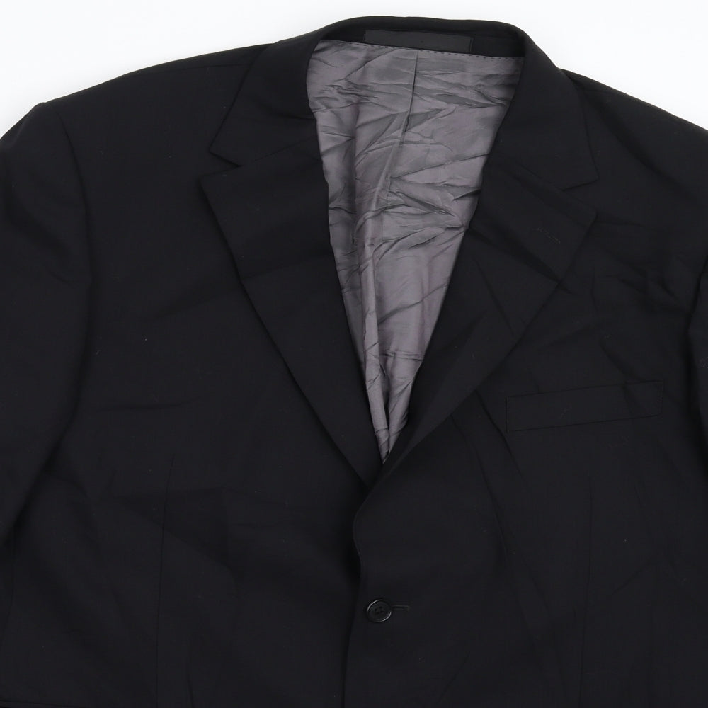 Womens UK Size 44 Marks and Spencer Regular Black Suit Jacket