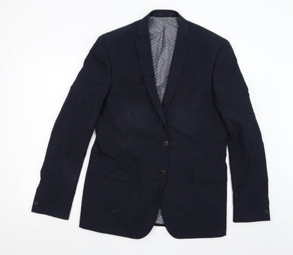 Red Herring Mens Blue   Jacket Suit Jacket Size 42