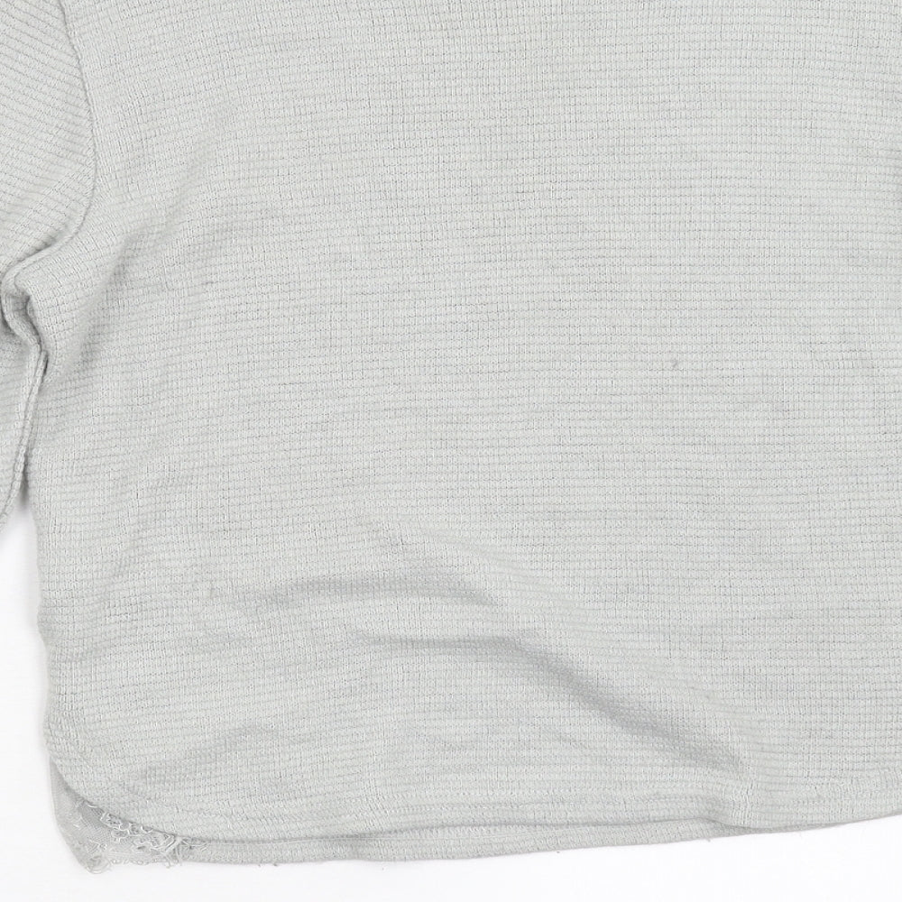 Womens UK Size 12 New Look Grey Pullover Jumper