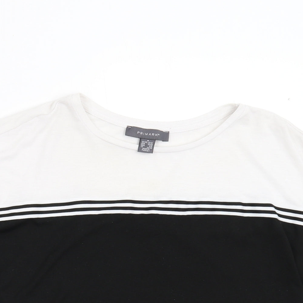 Primark Womens Black   Basic T-Shirt Size S