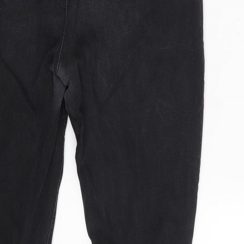 Denim Co. Womens Black  Denim Skinny Jeans Size 14 L25 in