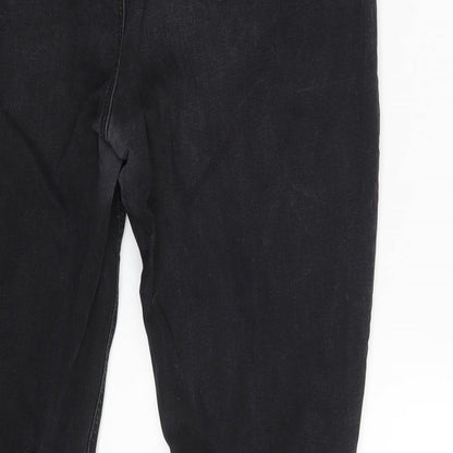 Denim Co. Womens Black  Denim Skinny Jeans Size 14 L25 in