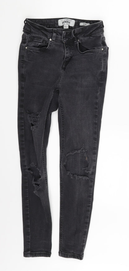 New Look Girls Grey  Denim Skinny Jeans Size 11 Years